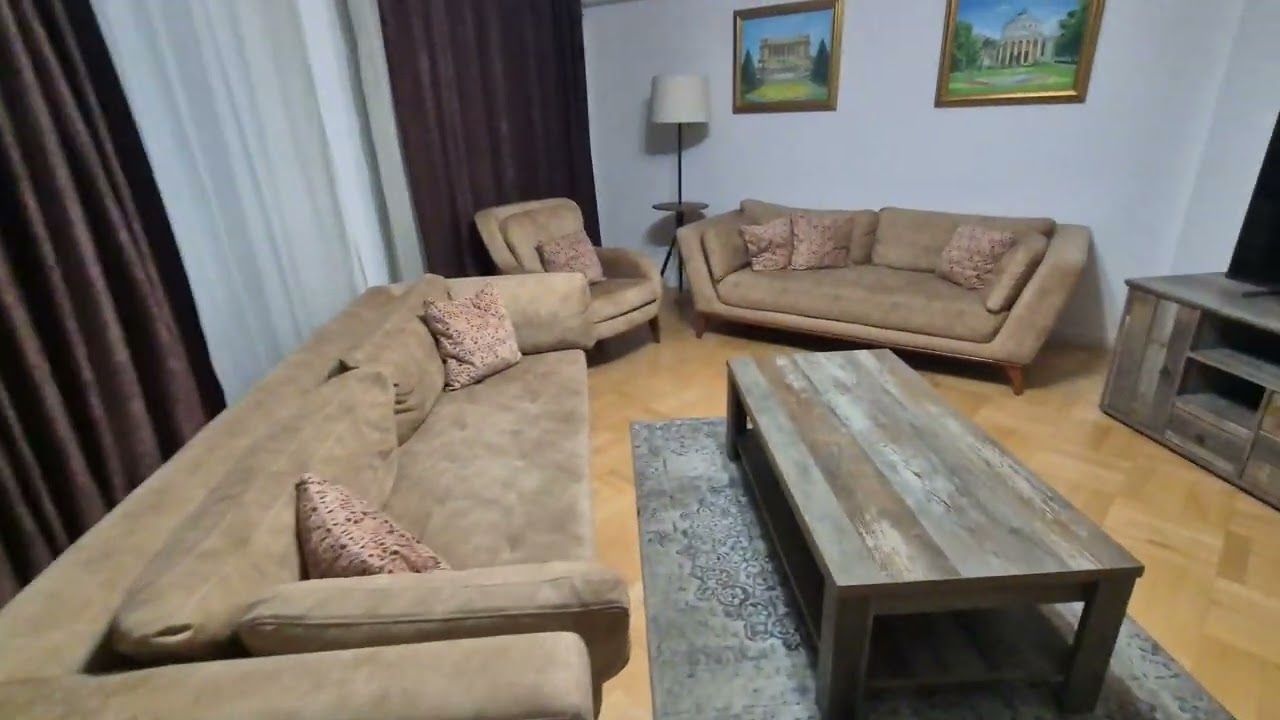 Tur video  Apartament 3 Camere Piata Romana Bucuresti