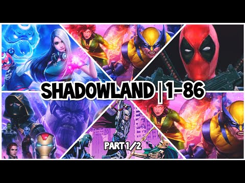 Shadowland Floors 1-86 | Feat T1's & Underrated Characters | Part #1/2 | Marvel Future Fight