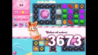 Candy Crush Saga Level 3673 (No boosters)
