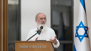 "מי אני ומה החזון" | דברי הרב שרקי במעמד קבלת פרס היצירה התורנית ע"ש הרצי"ה קוק זצ"ל