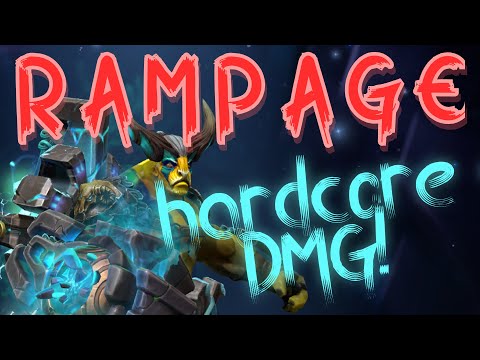 Rampage Elder Titan Dota 2 - omg hardcore damage