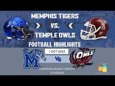 Memphis Tigers vs  Temple Owls Football Highlights, Seth Henigan, Ryan Silverfield, Zay Cullens