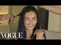 Adriana Lima Gets Ready for the Tom Ford Show | Vogue