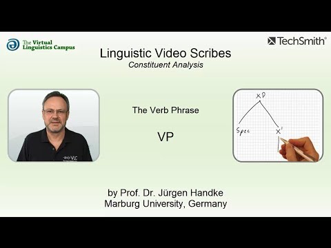 SYN_214 - Linguistic Video Scribes - Constituent Analysis: The VP