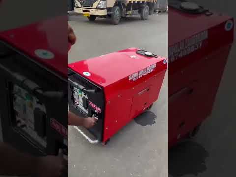 5.7 kva keypower portable silent diesel generator, single ph...