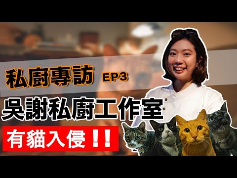 【私廚專訪】料理「貓」王?!靠貓試菜的客家美女私廚,成長歷程超展開!|普橘島 x Jin