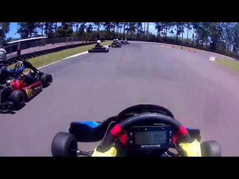 Treino de kart F4 com motor novo e Mychron 6 - 29/11/25