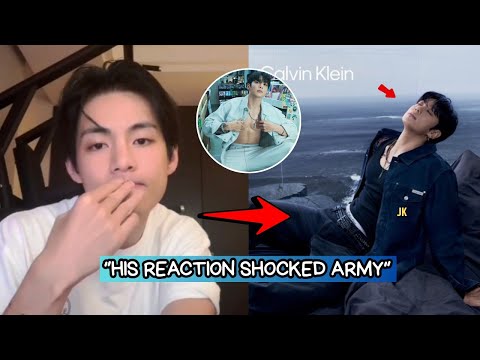 INSANE! Taehyung Reacts to Jungkook’s Calvin Klein Dance — 800 MILLION Views and Still Exploding!