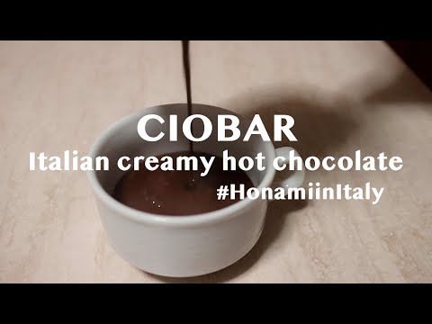 【recipe】CIOBAR - ITALIAN CREAMY HOT CHOCOLATE COOKING VIDEO - イタリアのホットチョコレート チョバール作ってみました！
