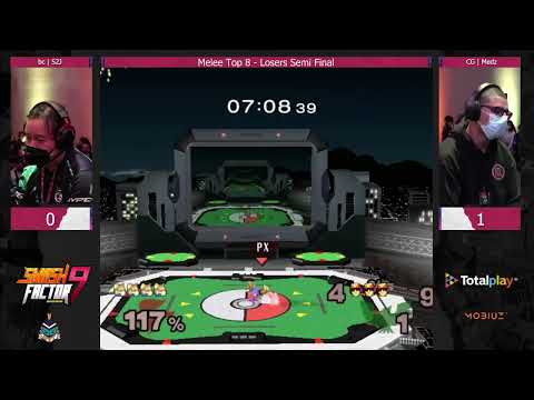 bc | S2J (Falcon) vs  CG | Medz (Fox) - Smash Factor 9 Melee Singles Losers Semis