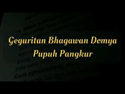 Geguritan Bhagawan Domya • Pupuh Pangkur