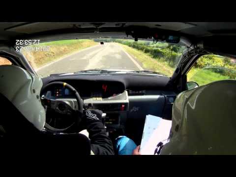 Rally Valli del Giarolo 2014 cameracar Nespoli-Cavanna Clio A7
