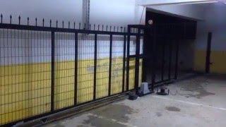 Yana Kayar Otopark Kapısı İmalat + Montaj + Nice Otomasyon - Ases Otomatik Kapı 
