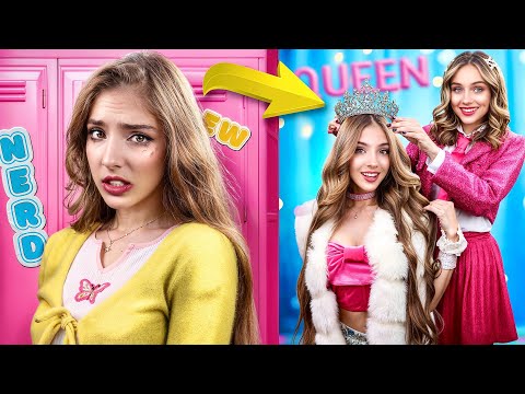 Good Girl vs Bad Girl Become Popular! Angel vs Demon Controls Me