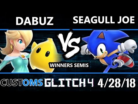 Glitch 4 - Dabuz (Rosalina) Vs. Seagull Joe (Sonic) - Wii U Customs Winners Semis