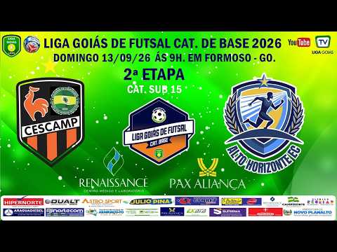 LIGA GOIÁS CAT DE BASE PAX ALIANÇA CLINÍCA RENAISSANCE 2026