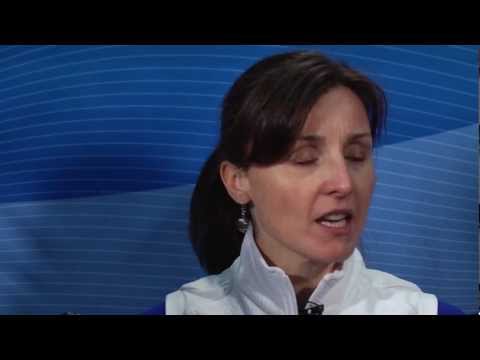 2012 Ford World Women's Curling Championship Draw 12 Media Scrum