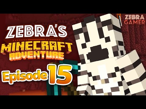 Zebra's Minecraft Adventure Part 15 - Building a Nether Portal!