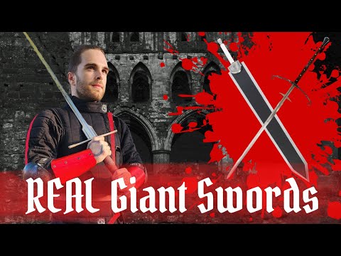 Fighting with GIANT SWORDS! We Explore Historical  Greatswords