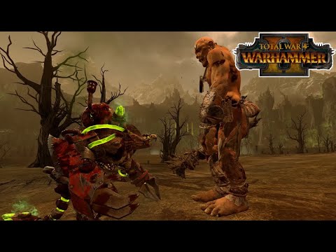 Ghoritch VS Greenskin Giant | Total War: Warhammer 2