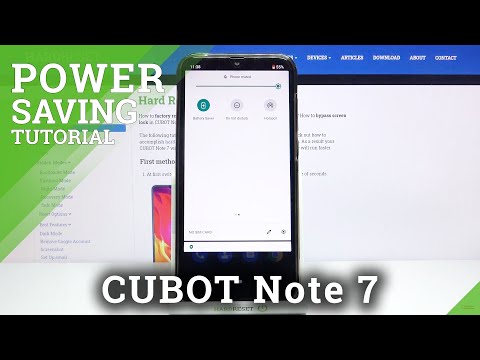 How to Enable Power Saving Mode on CUBOT Note 7 – Low Battery Solution