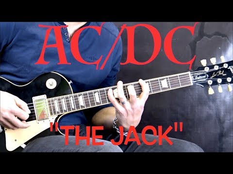 AC/DC - "The Jack" (Rhythm) - Rock/Blues Guitar Lesson (w/Tabs)