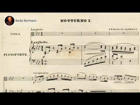 Johann Wenzel Kalliwoda - 6 Nocturners for Viola and Piano, Op. 186 (c. 1850)