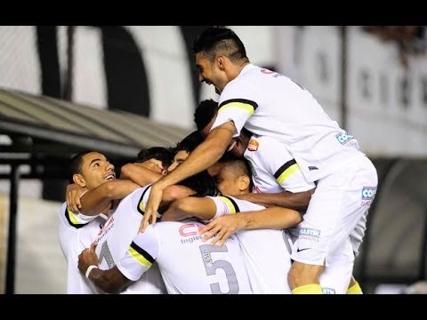 Santos 5 x 1 Corinthians. Gols - Paulistão 29/01/2014
