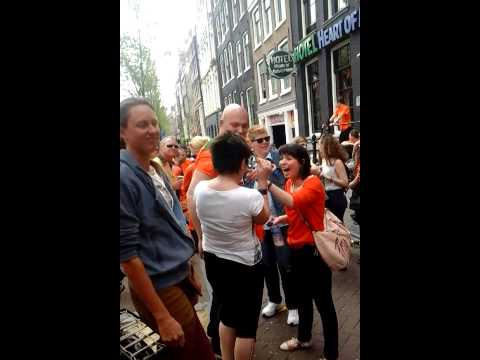 Koninginnedag,  queen day, Amsterdam 2014