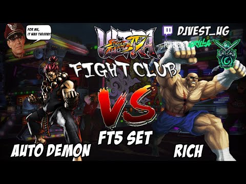USF4 Fight Club Exhibition Series - Auto Demon VS Rich FT5 Set