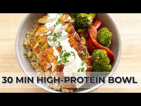 One-Pan Chicken & Broccoli Quinoa Bowl: High-Protein Dinner in 30 Min