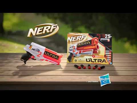 Nerf Ultra Two Motorized Blaster -- Fast-Back Reloading, 6 Nerf