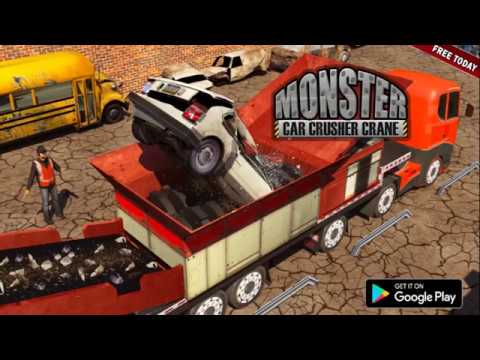 Car Crusher Excavator Games 3d Video