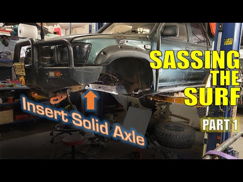 SASSING THE SURF - PART 1 | Solid Front Axle Hilux HOW-TO