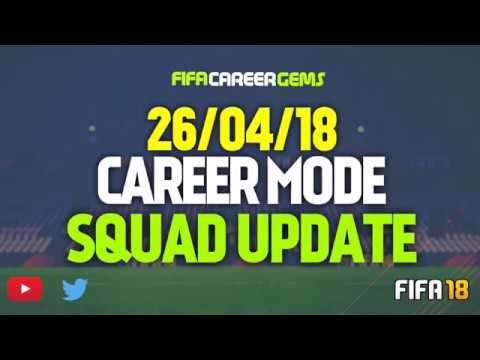 26/04/18 FIFA18 Career Mode Squad Update