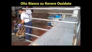 preview picture of video 'produzione parquet oliato bianco su base fossil Tavole del Montefeltro modello Frontino'