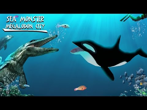 Sea Monster Megalodon City Video