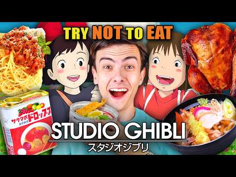 Try Not To Eat - Studio Ghibli PART 2! (Spirited Away, Kiki's Delivery Service, Porco Rosso)