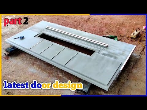 amazing latest door design for house | tutorial metal door | making a door 2020 #part2