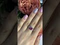 Серебряное кольцо с рубином 1.38ct