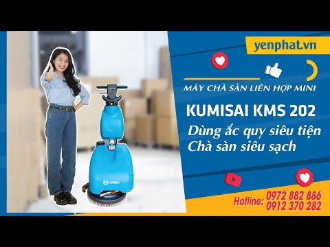 Máy chà sàn liên hợp mini Kumisai KMS 202 siêu khoẻ