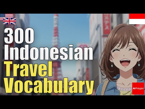 300 Indonesian Travel Vocabulary | Natural Listening | Must-Know