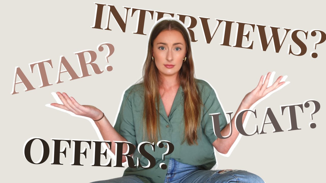 GETTING INTO MEDICAL SCHOOL IN AUSTRALIA // atar reveal, ucat preparation, medical school interviews