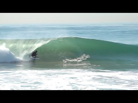 Kalani Robb scores RARE sandbar wave & gets PRO model surfboard !!!