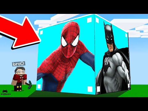 MİNECRAFT DEV ÖRÜMCEK ADAM SÜPER ŞANS BLOKLARI KÜPÜ