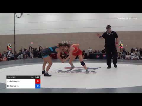 53 Kg Rr Rnd 1 - Jaclyn Dehney, NH Vs Katie Gomez, CA