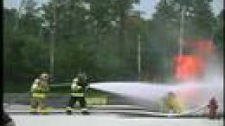 preview picture of video 'FIRE! Natural gas live burn drill'