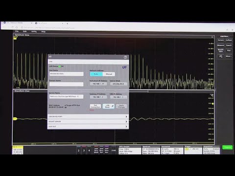 How to Control a Tektronix Oscilloscope Over a LAN