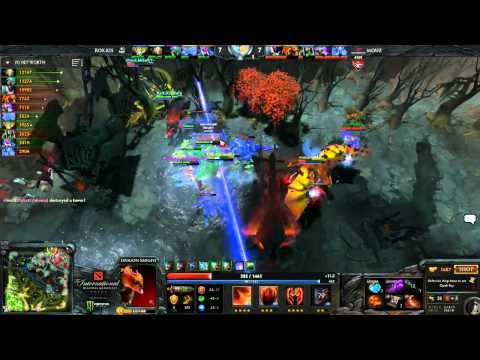 TI 4 EU Qual Playoffs WB Final Mouz vs Rox.Kis Game 2 High Ground Hold