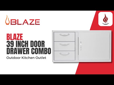 Blaze 39 Inch Door Drawer Combo Outdoor Kitchen Outlet